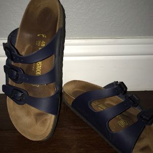 Navy Blue Birkenstock Sandals